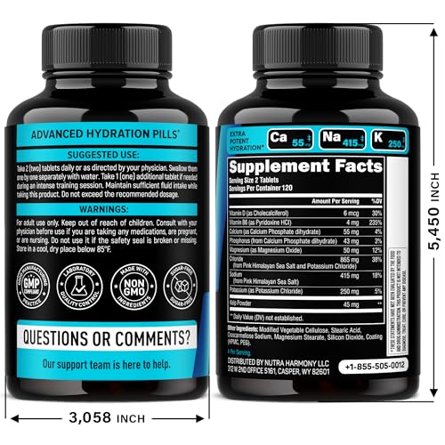NutraHarmony Electrolytes Himalayan salt focus highlights mineral-rich hydration.