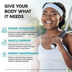 Close-up of NutraHarmony electrolyte tablets ideal for daytime activity boosts.