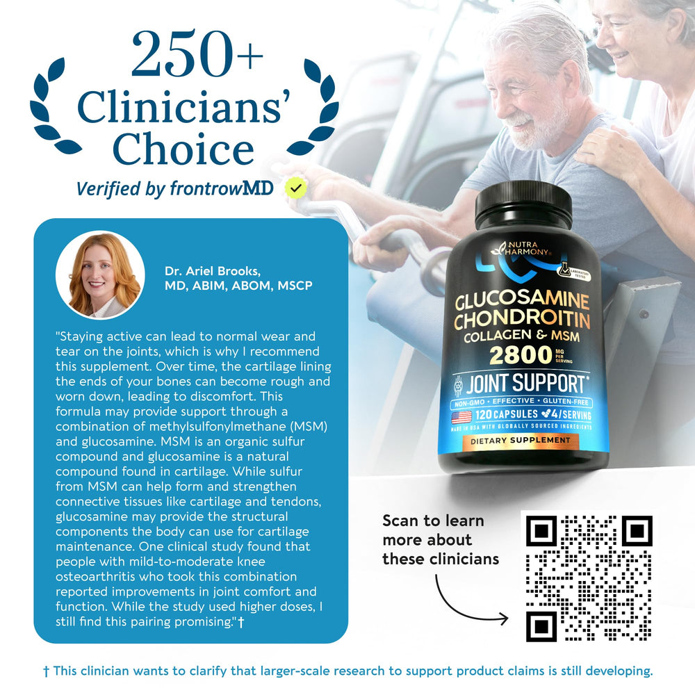 NutraHarmony label detail shows USA-made quality and safety commitments.