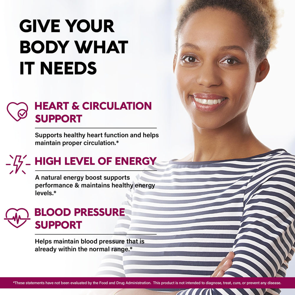 NUTRAHARMONY Hawthorn Hibiscus Garlic Olive Leaf blend supports heart health.
