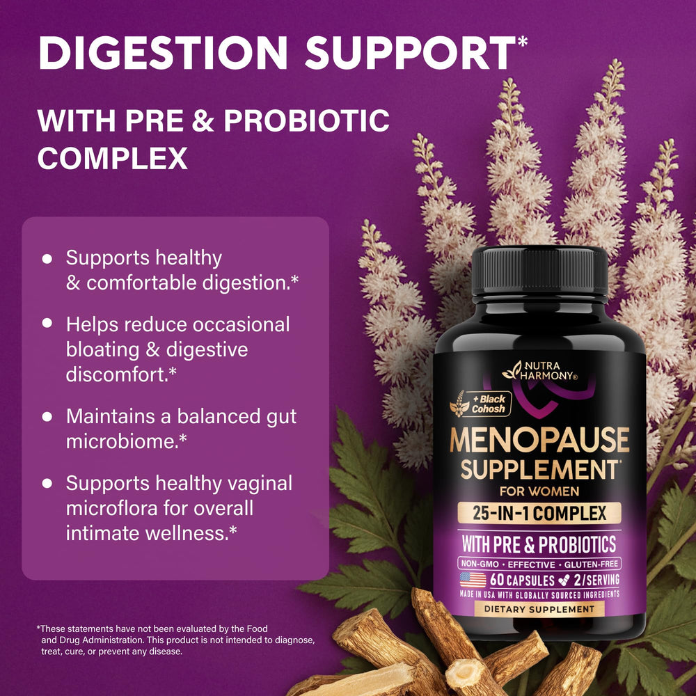 NutraHarmony herbal blend closeup: traditional ingredients for balanced well-being.