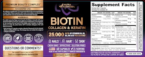 NUTRAHARMONY hyaluronic-acid capsules promote skin hydration and smooth texture.