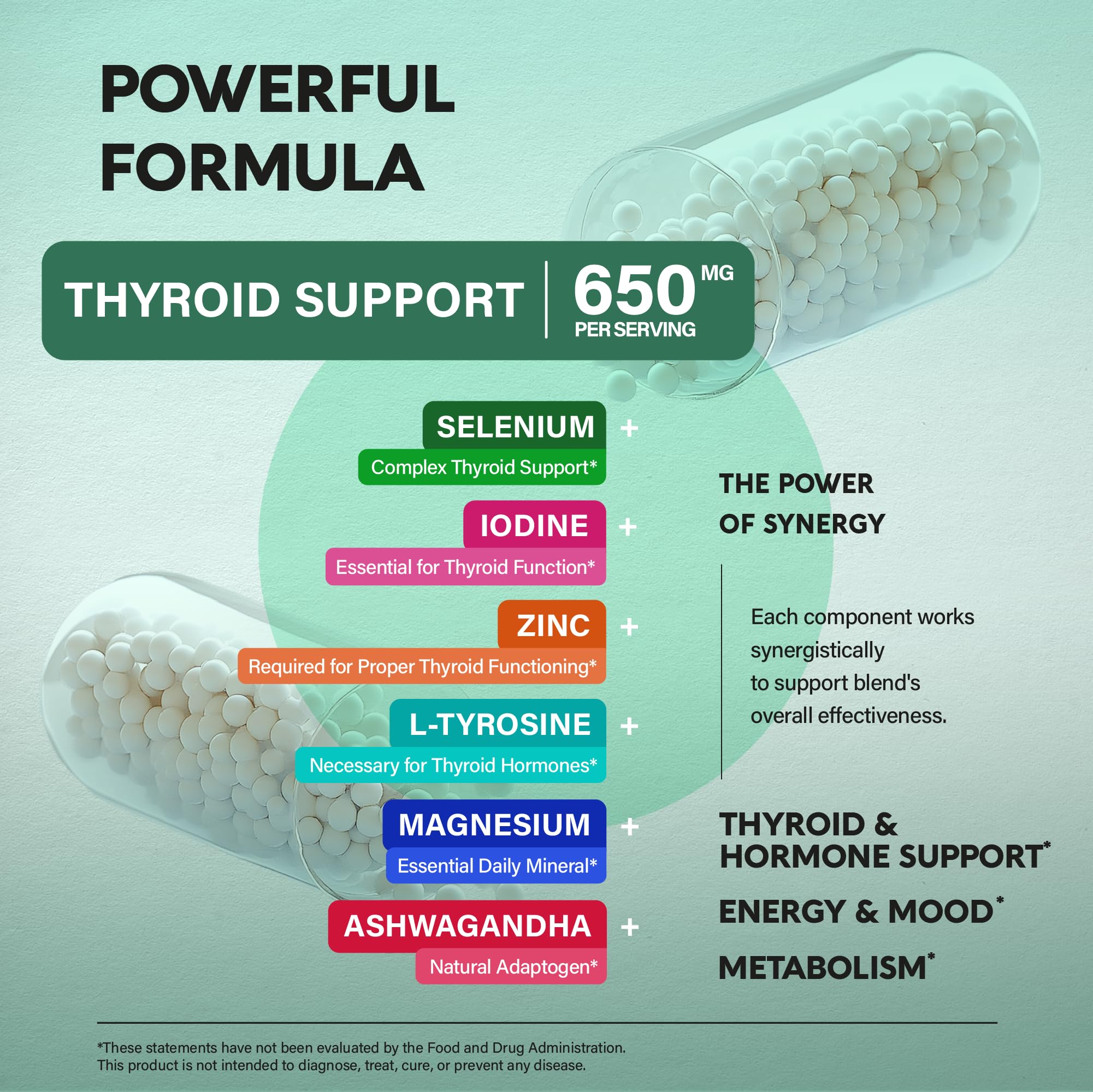 NutraHarmony lab-tested USA manufacturing seal conveys quality and safety.