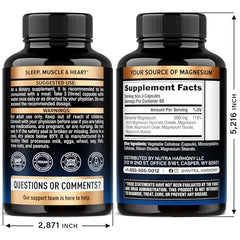 Capsules close-up showing five bioavailable magnesium forms