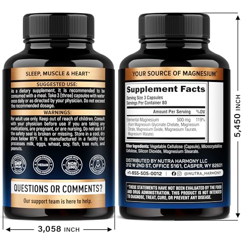 NUTRAHARMONY Magnesium 5in1 capsules close-up showing diverse forms for absorption