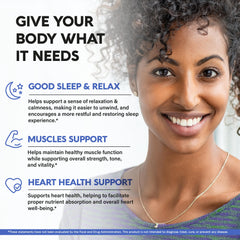 NutraHarmony Magnesium Glycinate 500 mg label closeup communicates chelated formula.