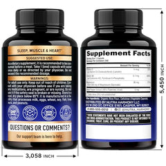 NUTRAHARMONY Magnesium Glycinate 500mg bottle with label for consistent daily use