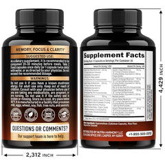 NutraHarmony Mushroom Complex Turkey Tail bottle supports immune function potential.