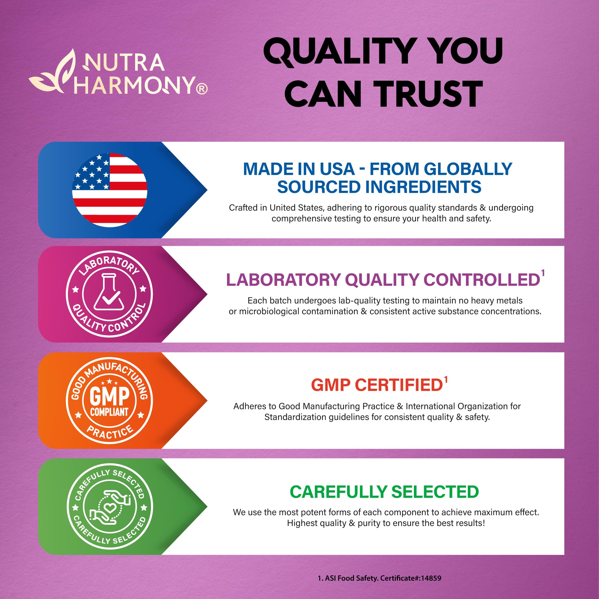 NutraHarmony night sleep support: may aid restful evenings during transitions.