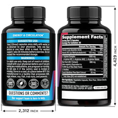 NutraHarmony Nitric Oxide capsules close-up for enhanced stamina during sessions