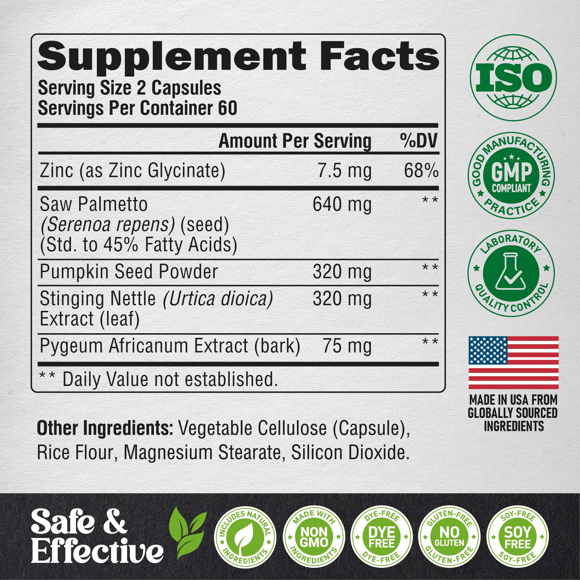 NUTRAHARMONY non-GMO dye-free gluten-free claim visual