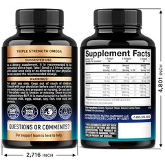 NutraHarmony Omega-3 3600mg softgels close-up with lemon flavor for easy daily intake