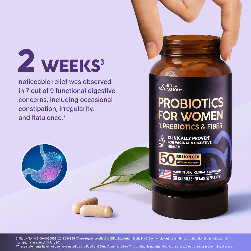 NUTRAHARMONY Probiotics USA-made quality and clinical basis