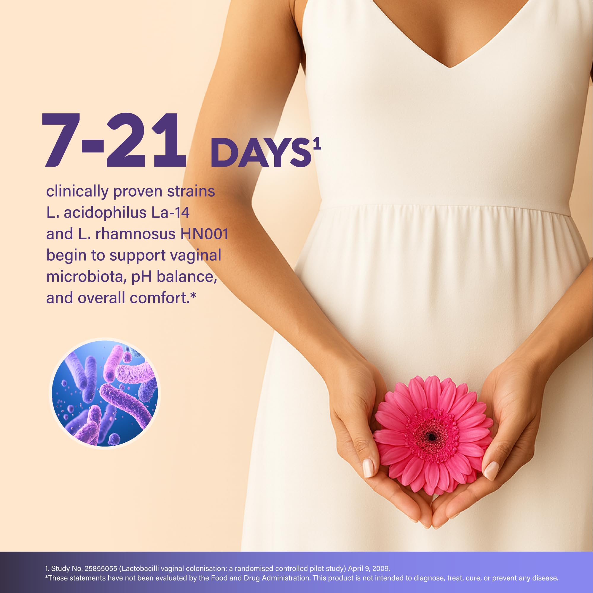 NUTRAHARMONY Probiotics packaging conveys digestive ease