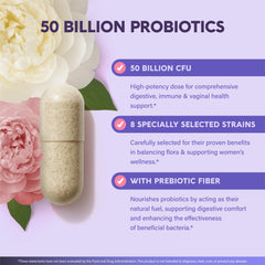 NUTRAHARMONY Probiotics with prebiotics and fiber for gut health
