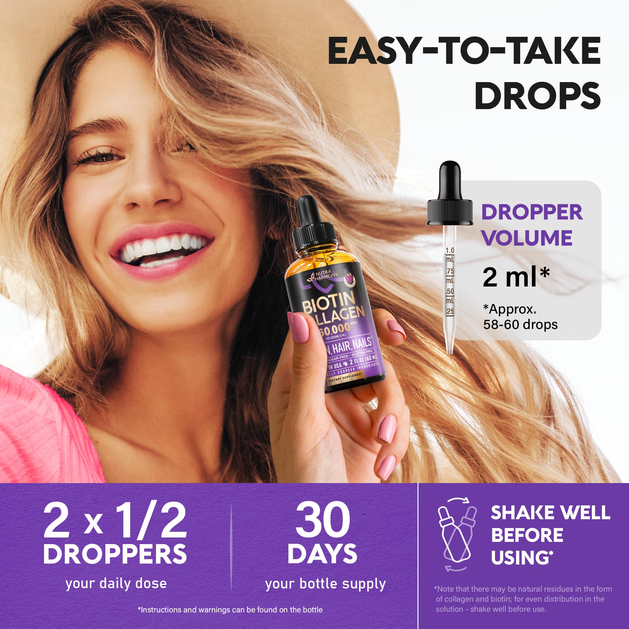 NUTRAHARMONY raspberry flavor image hints at sugar-free taste.