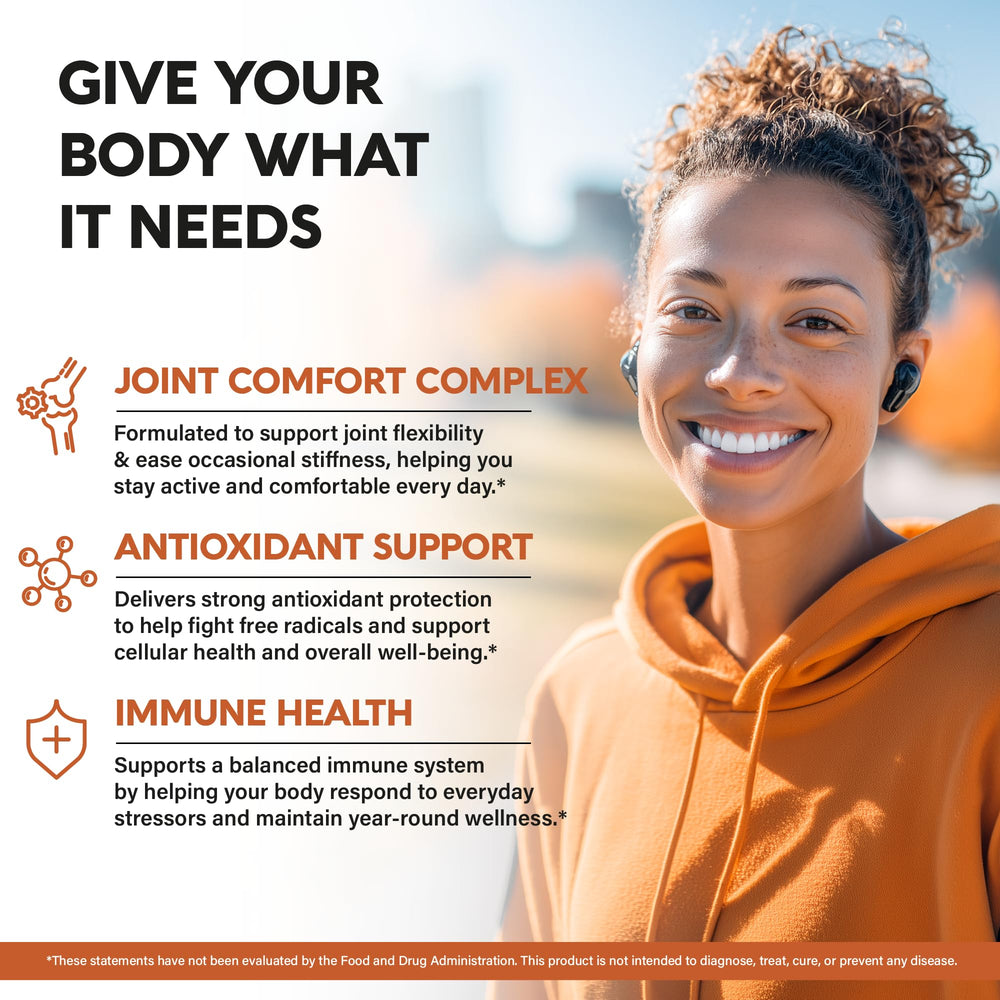 NUTRAHARMONY Turmeric root and ginger blend close-up highlighting natural antioxidants and flavor.