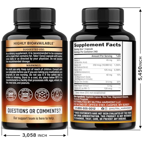 Close-up of NutraHarmony D3K2 capsules highlighting easy daily intake.