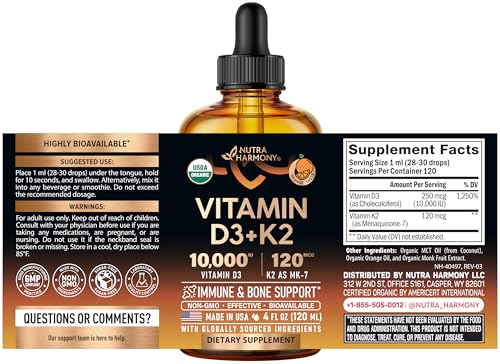NutraHarmony D3K2 drops pipette shows precise dosing for flexible daily supplementation.