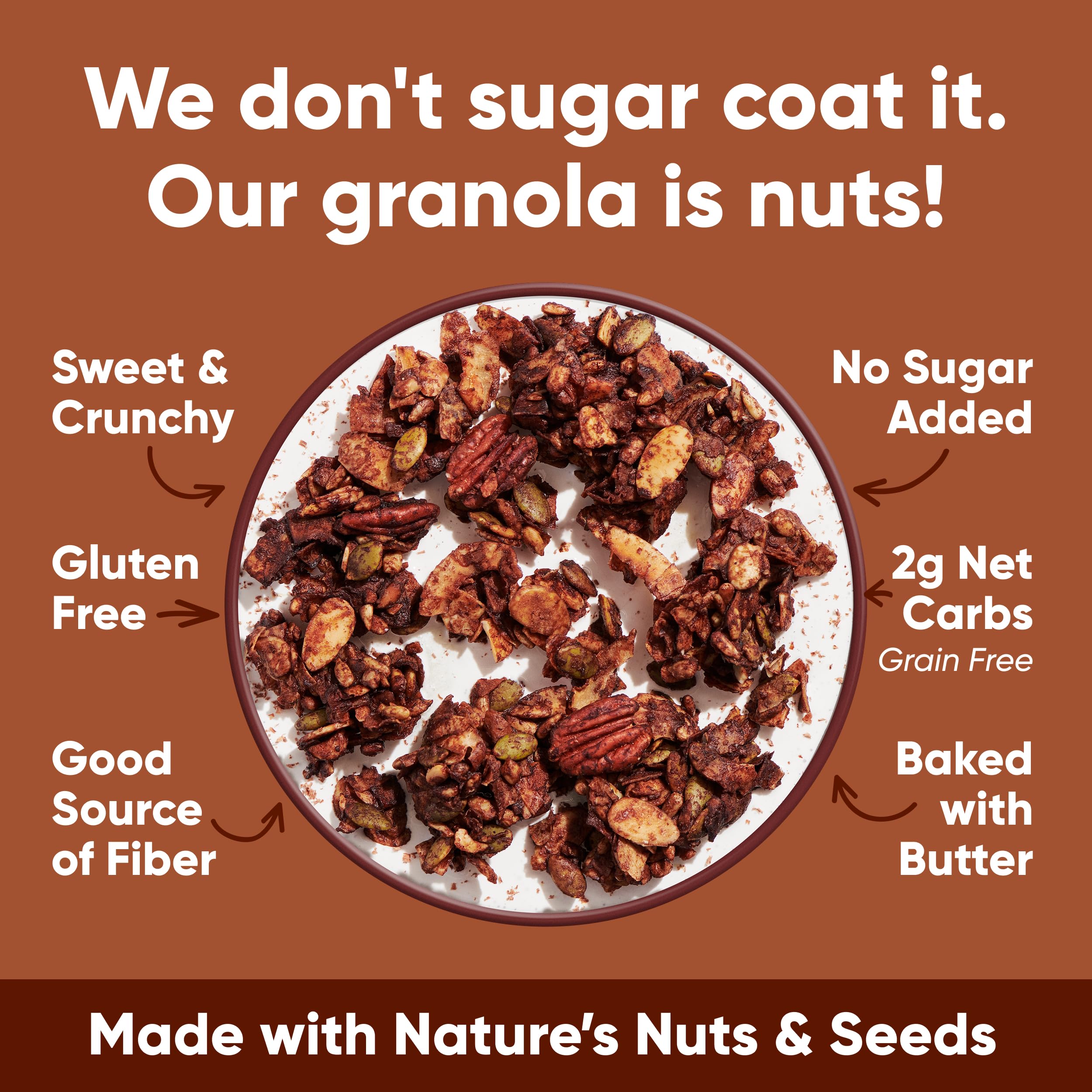 NuTrail Nut Granola on-the-go snack-time for busy days.