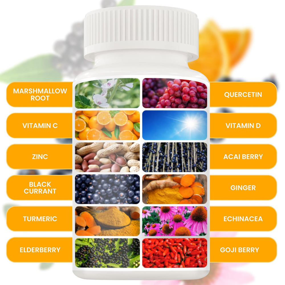 Nutralizer immune support capsules close-up for easy swallowing