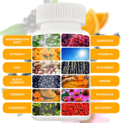 Nutralizer immune support capsules close-up for easy swallowing