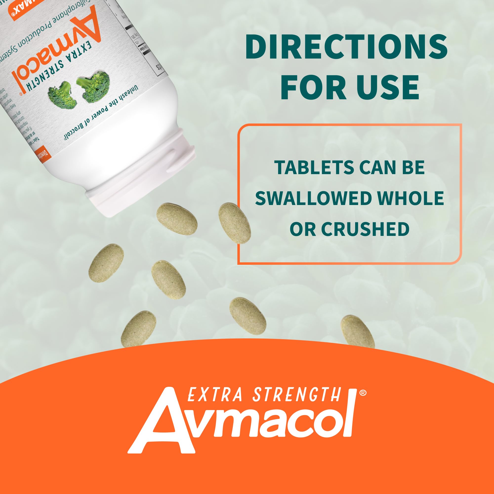 Nutramax Avmacol detox pathway support with glucoraphanin and myrosinase.