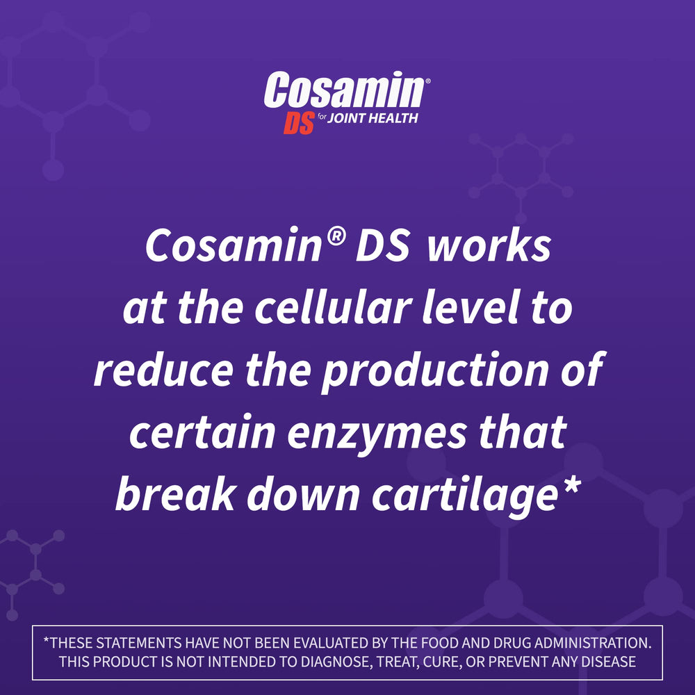 Cosamin DS serving suggestion with water for daily use