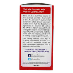 Nutramax Cosamin DS jar on shelf signals potential joint comfort benefits.