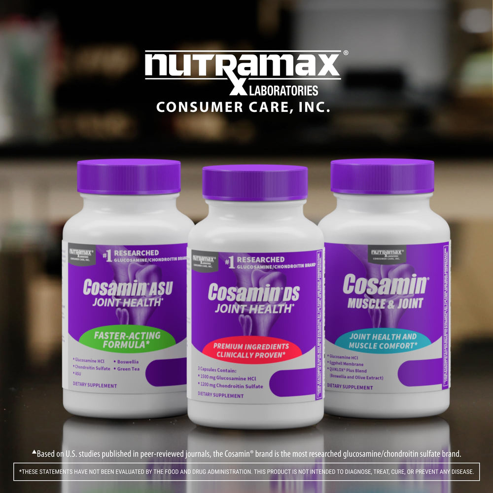 Nutramax Cosamin DS joint health solution for adult well-being.