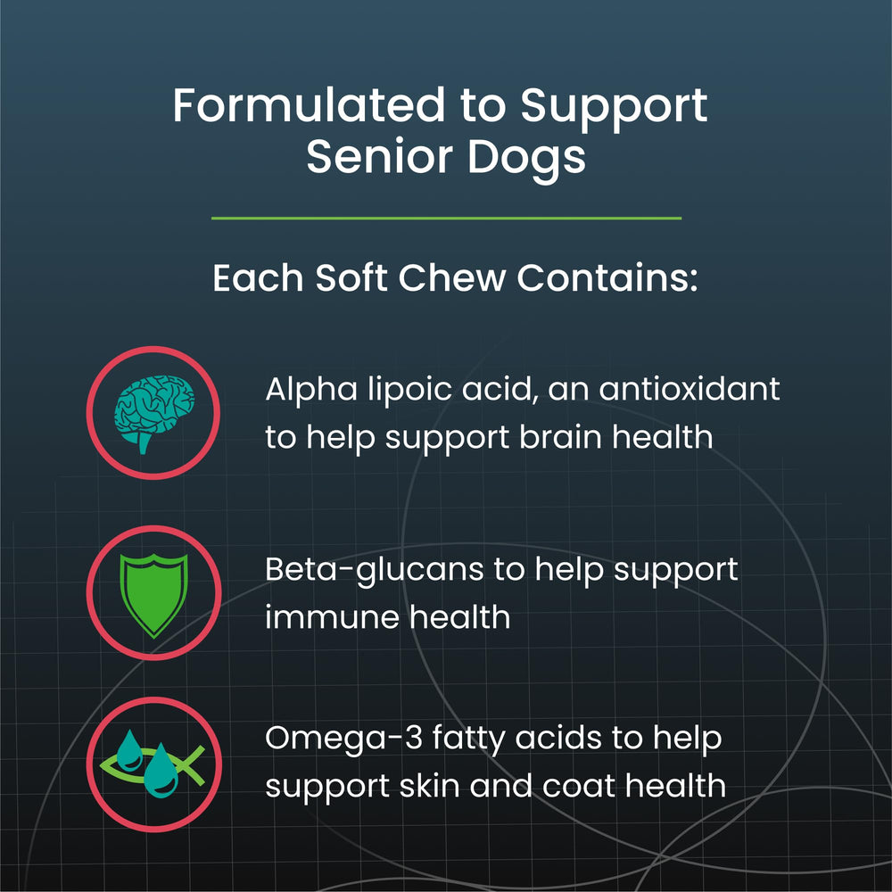 Nutramax Dasuquin omega-3 fatty acids promote healthy skin and coat.