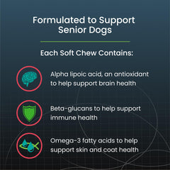 Nutramax Dasuquin omega-3 fatty acids promote healthy skin and coat.