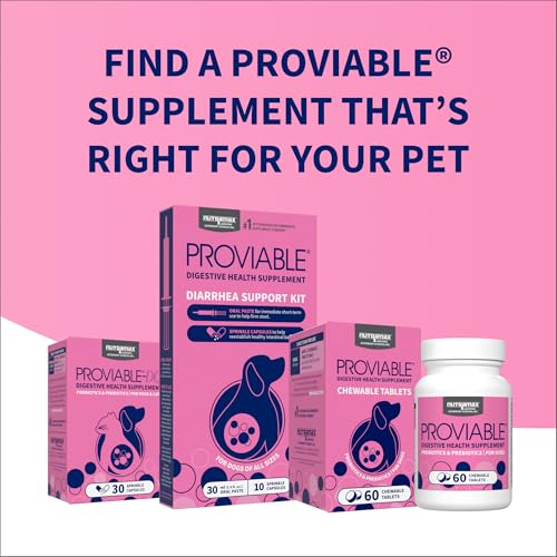 Nutramax Proviable multi-strain formula with prebiotics for digestion.