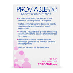 Nutramax Proviable dog meal sprinkle added to meals for gut balance