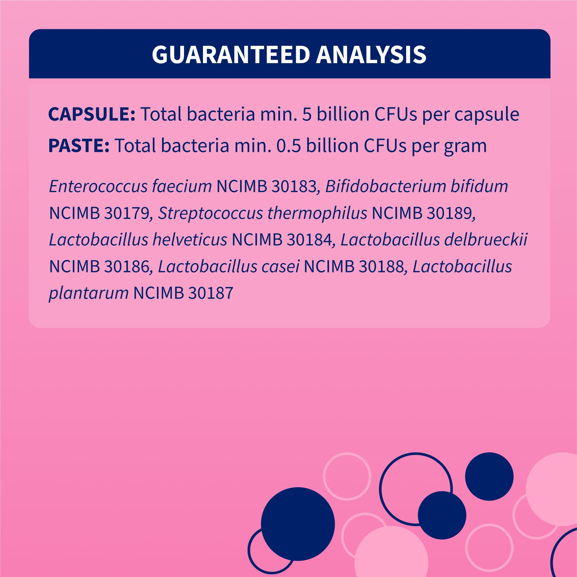 Proviable multi-strain bacteria illustration on Nutramax bottle label.