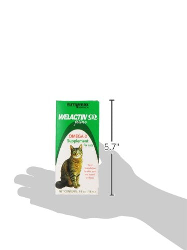 Nutramax Welactin omega-3 easy scoop dispenses at mealtime