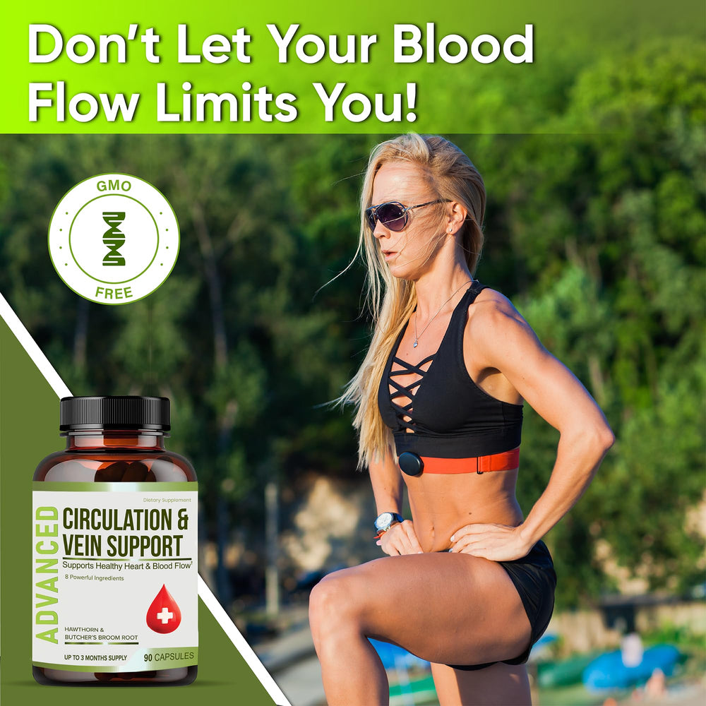 NutraPro capsules closeup shows easy daily capsules for circulation