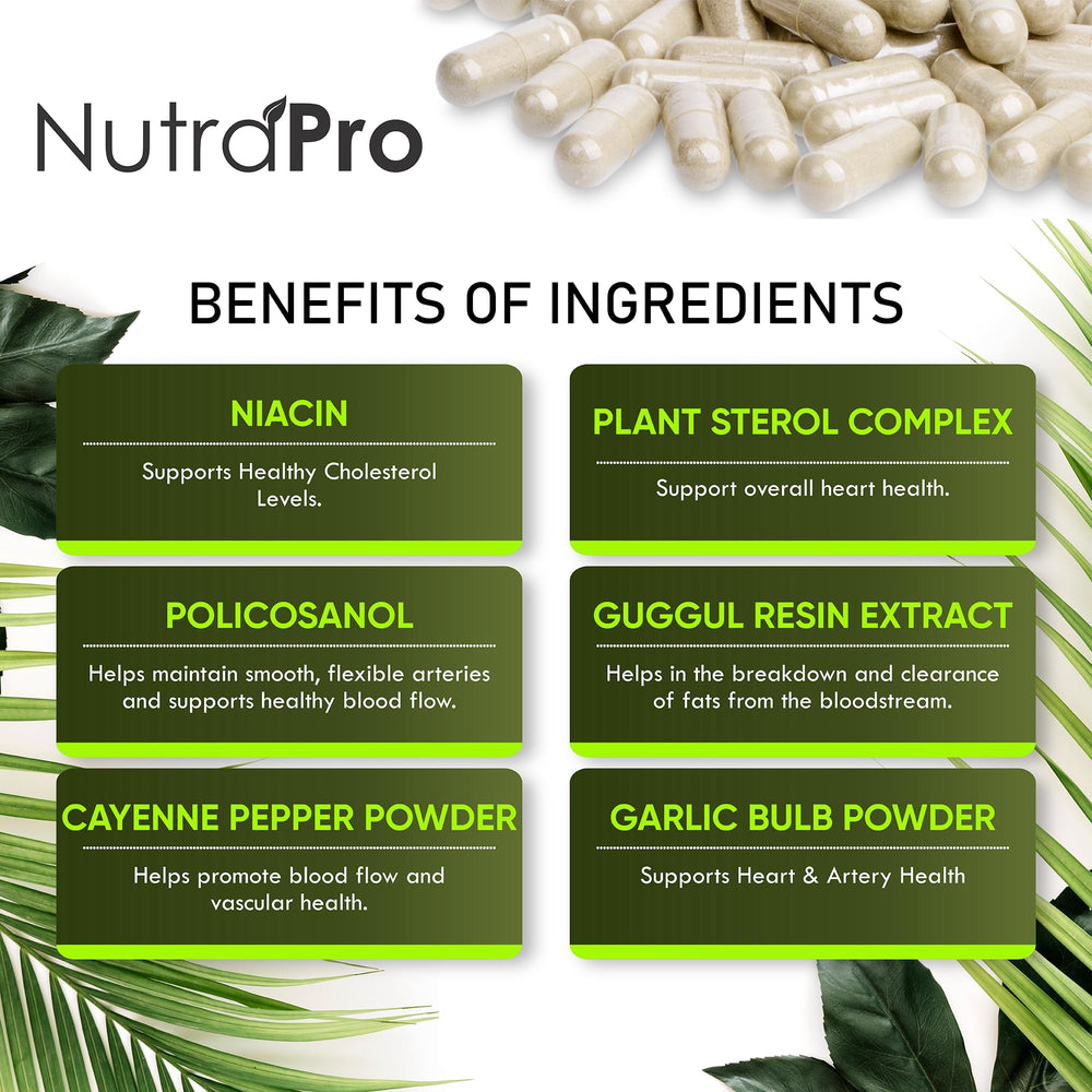 NutraPro plant sterol complex capsule close-up for cholesterol-friendly nutrition.