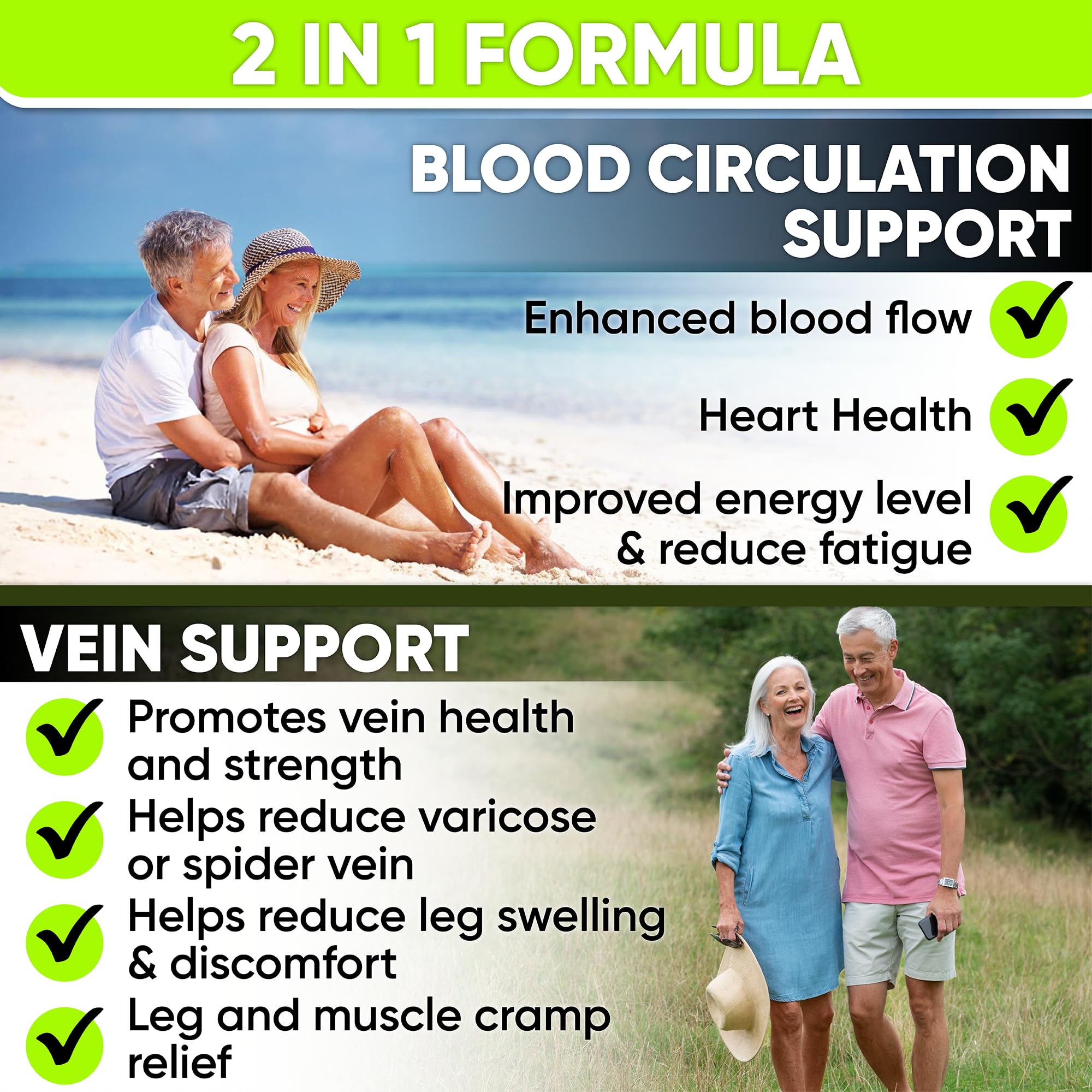 NutraPro vein support pills label highlights potential vein health benefits