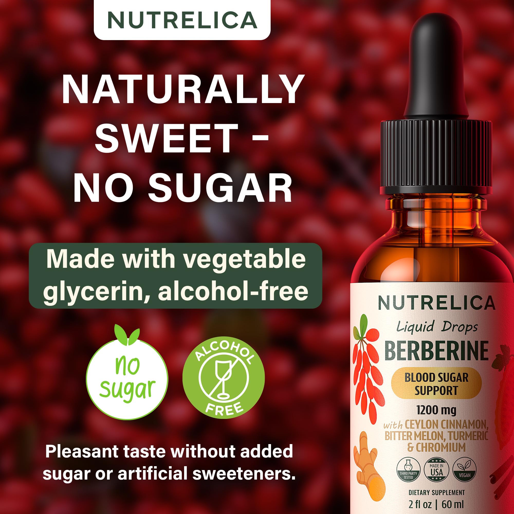 NUTRELICA bitter melon fruit slices suggest natural plant-based metabolism support.