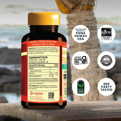 BioAstin softgels close-up, smooth golden capsules for daily antioxidant support.