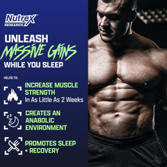 Nutrex Research Anabol PM pills close-up illustrating post-workout recovery potential