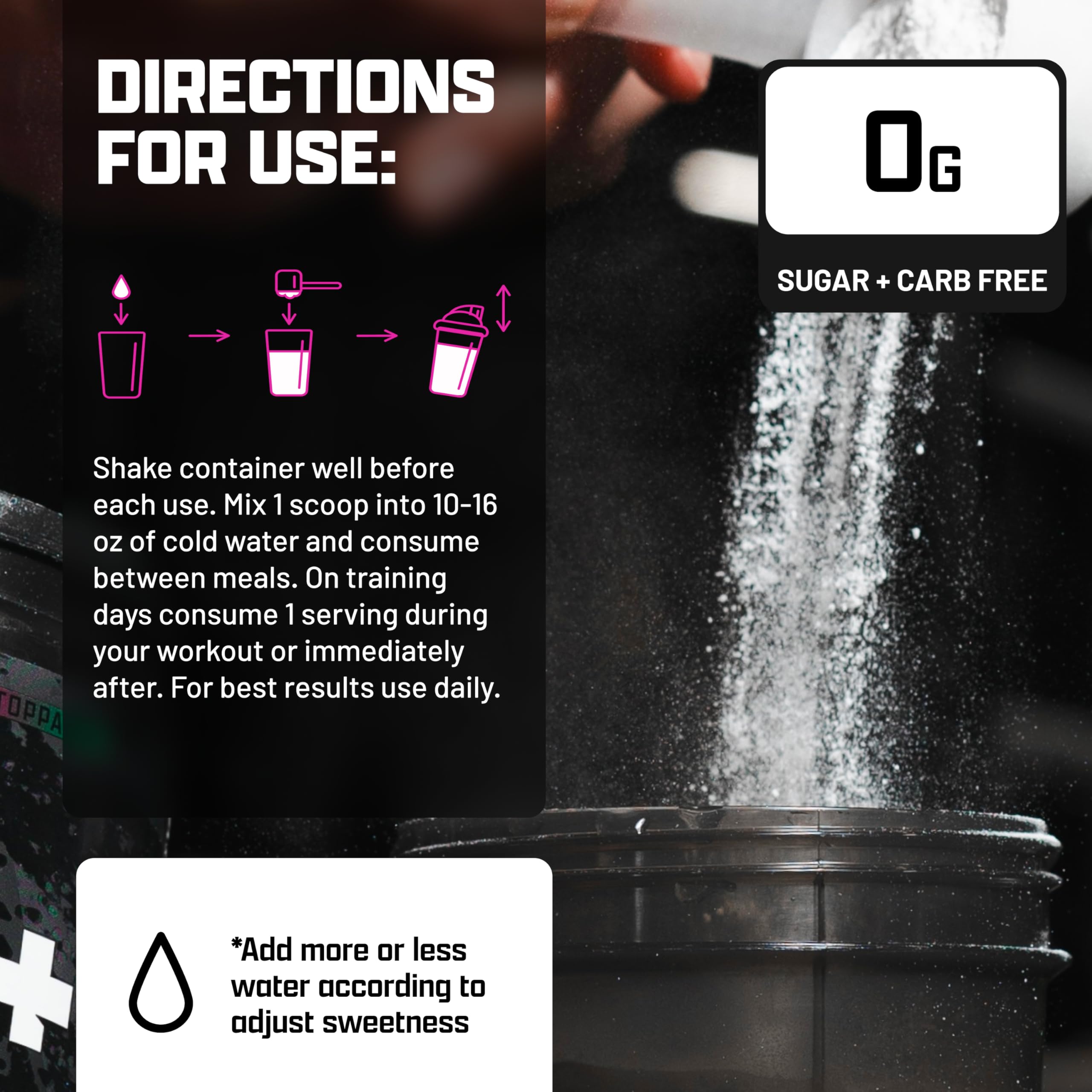 Nutrex Research EAA Hydration during workout in a gym setting for intra‑workout hydration