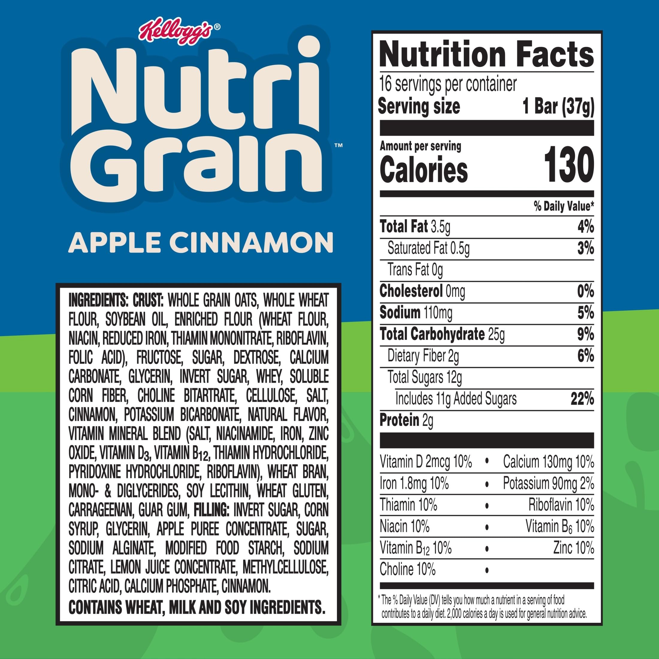 Nutri-Grain Apple Cinnamon bars on the go, ready for busy mornings.