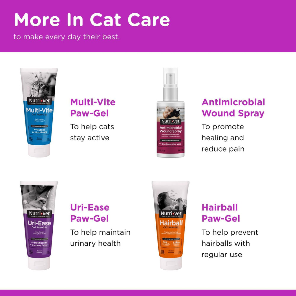 Nutri-Vet Cat Eye Rinse in action, cleansing dust and pollen.