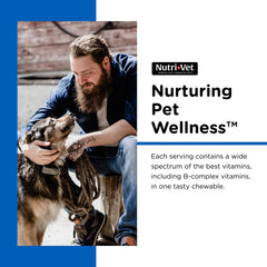 Nutri-Vet Multi-Vite bottle front emphasizes USA-made quality and NASC seal