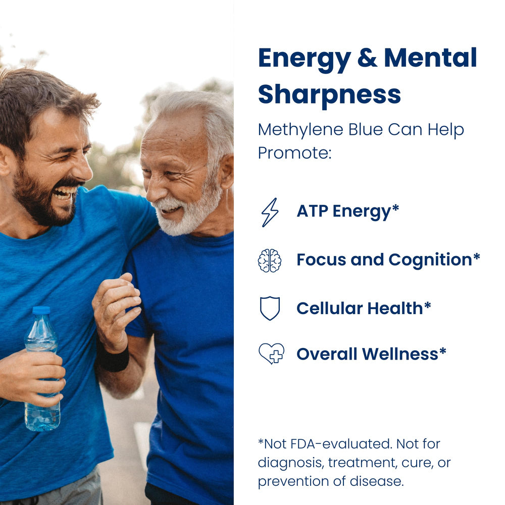 Nutricel Methylene Blue third-party testing document validates identity and purity