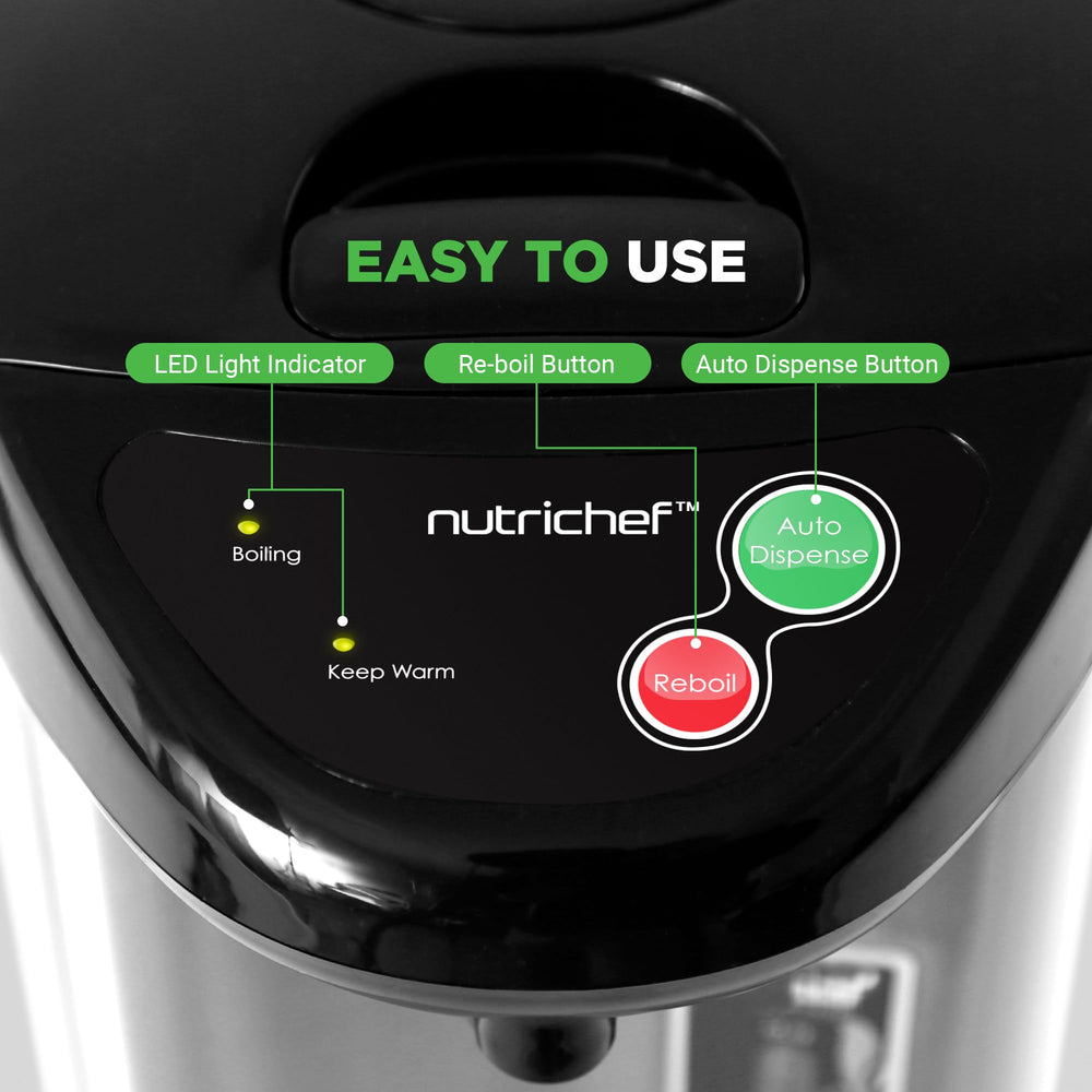 NutriChef detachable lid for simple cleaning and refilling.