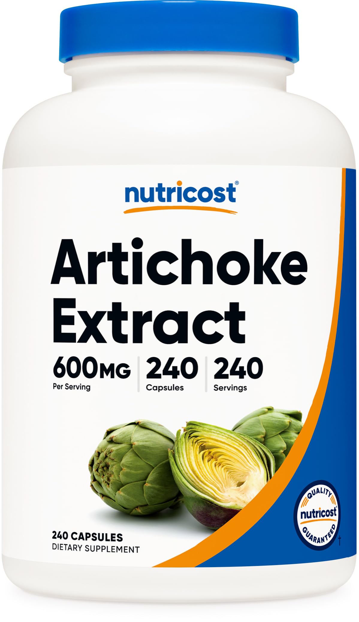 Nutricost Artichoke Extract 600mg bottle for daily wellness support