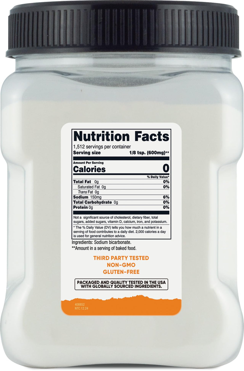 Nutricost Baking Soda pantry-storage image for versatile deodorizing in the kitchen